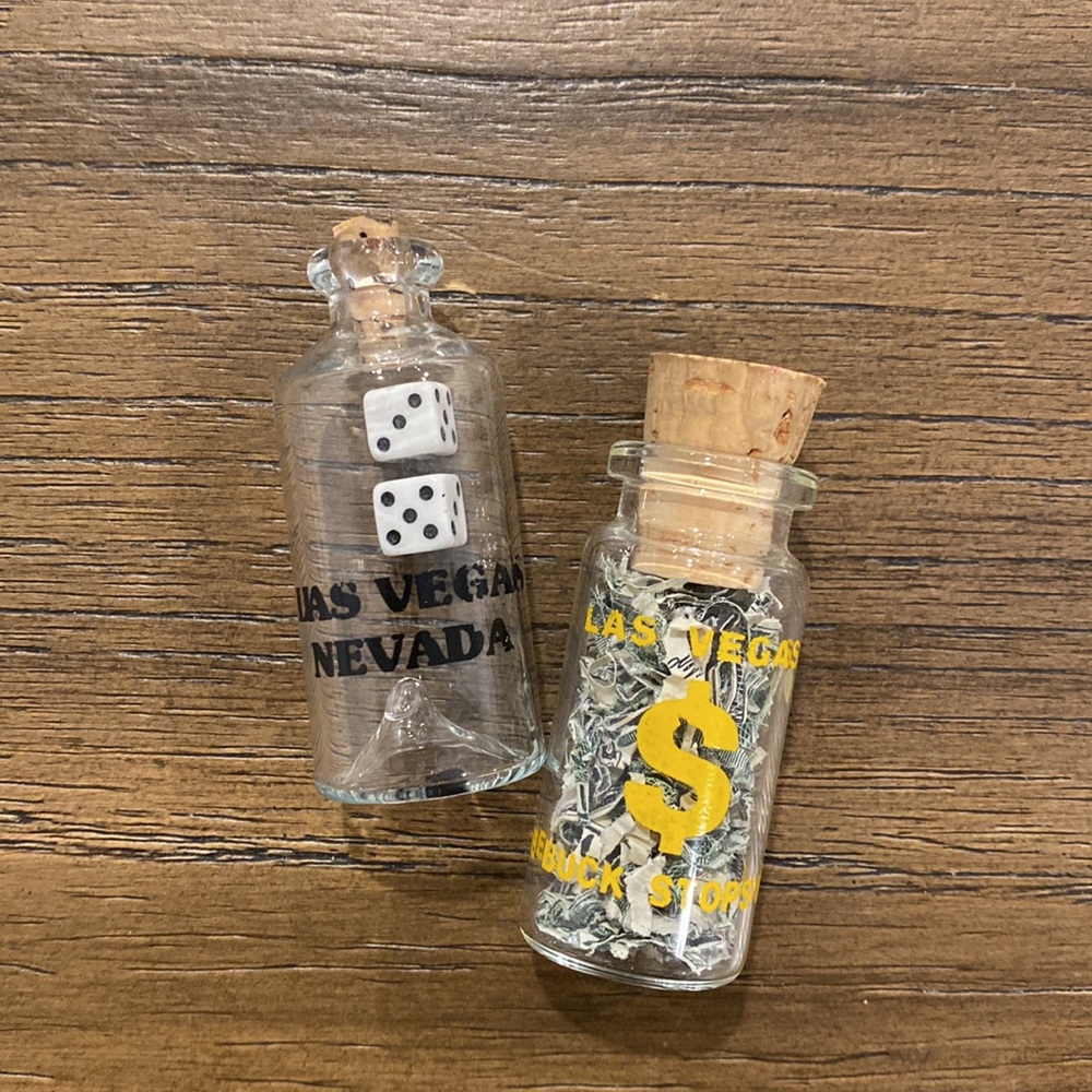 2 Mini Bottles from Las Vegas, Nevada